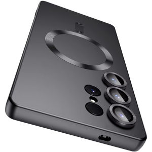 Soft Shockproof Magnetic Case For Magsafe Samsung Galaxy S26 Ultra S25 S24 S22 S21 Plus S20 FE Edge With Lens Protector Cover