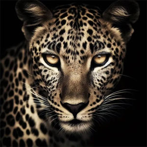 Jigsaw Puzzle Beautiful Leopard And Flowers Scene 500/1024PCS For Adults Perfect For Quiet Evening Activity