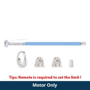 Zemismart Matter Thread Rechargeable Smart Roller Shade Blinds Motor for 25mm 28mm Tube Support Homekit Google Home Smartthings