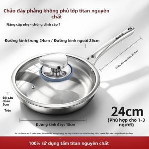 RONGCHUAN | Chảo Lòng Titanium Không Dính