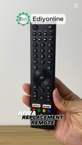 【𝐅𝐑𝐄𝐄 𝐁𝐀𝐓𝐓𝐄𝐑𝐘 𝐀𝐀𝐀𝐗𝟐】Remote Control For AIWA Android ZF582 Voice Remote Youtube Netflix AIWA Smart LED TV Remote Replacement AW-LED32X6FL AW-LED50X6FL