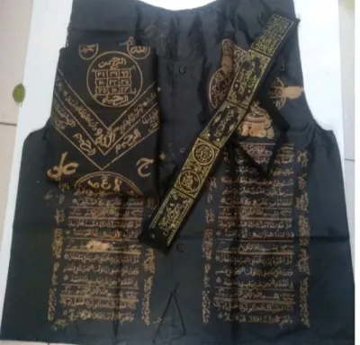 Paket rompi onto kusum0 plus sabuk rajah siap pakai