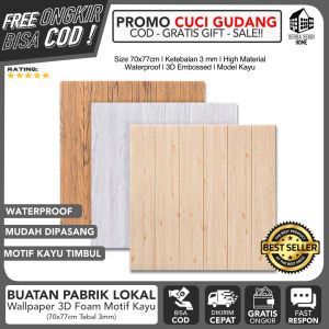 Wallpaper Motif Kayu 3D: Aesthetic & Foam
