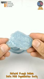 Natural Rough Bahan Batu Permata Blue Aquamarine Berly