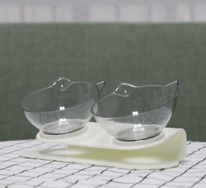 V-0027 High Quality Neck Protecting Pet Double Bowl