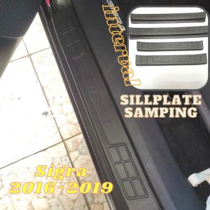 Sillplate Samping Pijakan Kaki Mobil Sigra 2016-2019 Sill Plate Hitam