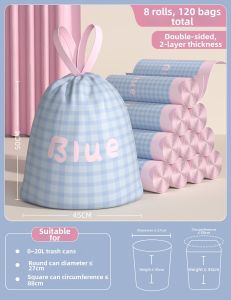 ReeDoon | Extra Thick Easy Tear Drawstring Kitchen Garbage Bag