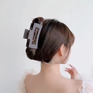 Kẹp tóc càng cua hình học phong cách Hàn Quốc hot trend đẹp phong cách SM08 LUXURY - Kẹp càng cua trái tim nhồi bông cho tóc dài dễ thương nhiều style cho tóc layer