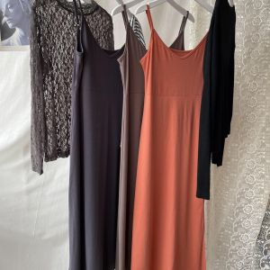 Váy Cotton Co Giãn Cổ Chữ V Thắt Lưng Cao Mùa Hè Không Tay Váy Chữ a Váy Mùa Hè Cho Nữ Váy Cotton Co Giãn