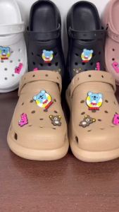 FENTINA Sandal Platform Wanita Sol Lembut Tinggi Olahraga Nyaman Anti Licin Sepatu Sendal Baim Wedges Wanita