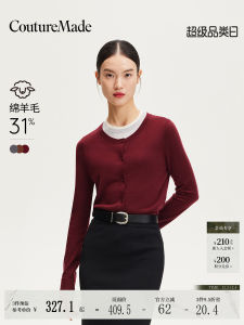 Spring New Arrival Short Knitted Sweater Color Block Contrast Spring Commute Style Womens Slim Fit Long Sleeve round Neck