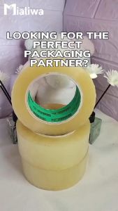 Clear Packaging Tape 200m Heavy Duty Transparent Acrylic Adhesive Packing Tape Rolls Office Stationery Binding Tape