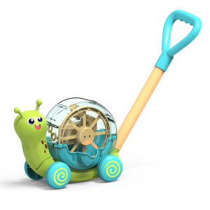 New Product Electric Bubble Snail Stroller: Automatic Bubble Machine for Kids Parent-Child Outdoor Bubble-Blowing Toy