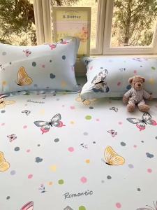 BEIPIN | All-Season Cartoon Printed Cotton Mattress Cover