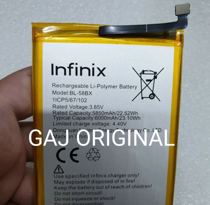 BAYAR DI TEMPAT BATERE BATERAI BATTERY BATRE INFINIX HOT PLAY