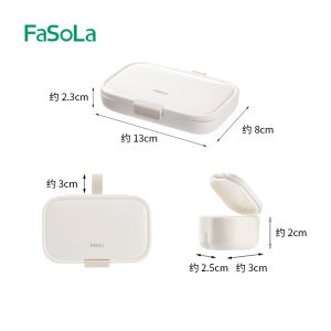 Portable Mini Seven-Day Medicine Box FaSoLa Pill Organizer Compact Drug Storage Container Easy-To-Use Durable Pill Splitter