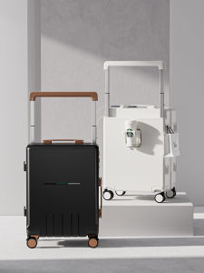 New Wide Handle Luggage Suitcase High Aesthetic 20 Inch Boarding Travel Suitcase 24 Inch Multi-Function Pull Rod Password Box
