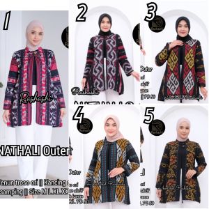 ATASAN TENUN BLAZER Baju Tenun Troso Atasan Top Baju Tenun Etnik Cantik Murah Baju Sweater Cardi  blazer Atasan Lengan Panjang Cardi Wanita Terbaru motif Kekinian