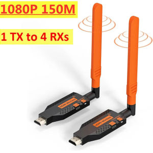 150m Wireless HDMI Extender Video Transmitter Receiver 1TX 2RX 3RX 4RX for PC Laptop To TV Projector