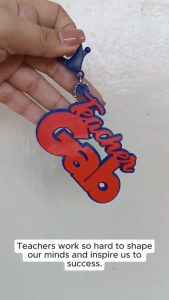 NEYMU Personalized 3D Name Tags – for Teacher Mentor Coach Trainor Etc.
