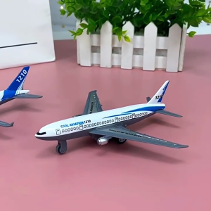 Alloy aircraft model aircraft passenger plane childrens pull-back aircraft toy boy toy gift