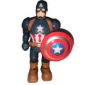 mainan robot captain America  jalan dan suara pakai baterai / robot kapten Amerika. 