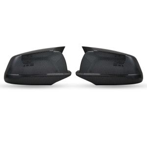 For BMW 5 Series F10 F11 2010-2013 Car Rearview Mirror Cover Side Wing Protect Frame Covers Carbon Fiber Style Trim Shell