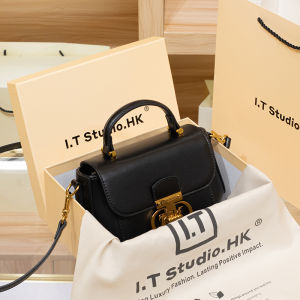 Womens handbag genuine leather handbag womens 2024 new spring/summer haute couture designer single shoulder crossbody small