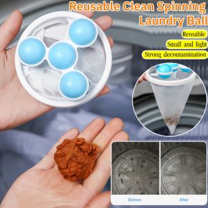 Reusable Clean Spinning Laundry Ball Anti-tangle Cleaning Balls For Washing Machine Clothes Cleaning Ball