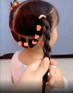 COD Large Cute Cartoon Ponytail Clip Children Girls Buckle Hair Fixing Hairpin Accessories