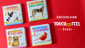 Board Books/ Touch and Feel Series – 4 Interactive Books for Babies Ages 1-3 Years | Sensory Exploration & Early Learning