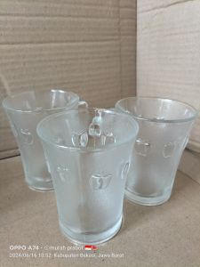 6PCS CANGKIR KOPI /gelas kaca 200ml/cangkir teh/gelas teh