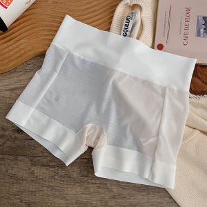 Quần An Toàn Quần Lót Không Đường May Loại Mỏng Mùa Hè Vải Viscose Có Thể Mặc Trong Ngoài Trời Có Thể Mặc Trong Chống Lộ Hàng Cho Nữ Quần An Toàn Mặc Trong Không Cuộn Viền