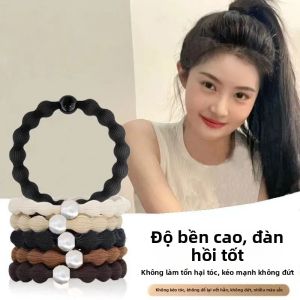 Pearl High Elasticity Durable Ponytail Hair Ties
