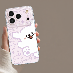 YOUSIDUN | Cute and Trendy iPhone Cases with Puppy and Clear Patterns