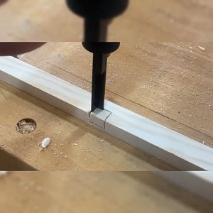 Woodworking Right Angle Knockable Carving Chisel 木工可敲击直角凿子