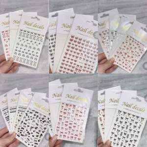 Sticker nail nơ 3D!