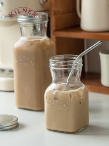 ขวดนมถั่วเหลือง Kilner รุ่นอาหารเกรด GLASS ขวดน้ำส้มสายชูขวดน้ำชาเย็น ขวดน้ำมันลำไย ขวดน้ำดื่มแบบใช้ซ้ำ