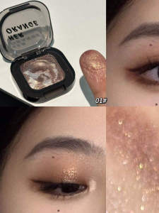 HERORANGE แป้งแต่งหน้าตกแต่งสีพื้นสีเดียวเนื้อแมทต์แบบธรรมชาติ ปัดแก้วเล็ก เนื้อแมทต์เนื้อแมทต์แบบมีเล็กๆ น้อยๆ