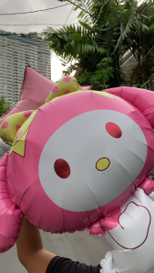 5-10pcs Sanrio Theme Balloon Set My Melody Cinnamoroll Kuromi Foil Balloons Birthday Decoration Balloons Birthday Party Decor