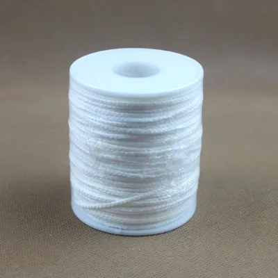 61 Meters/Roll White Candle Wick Cotton Candle Woven Wick Spool DIY Candle Making Material Smokeless Wax Pure Cotton Core