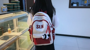 Ligou กระเป๋าเป้สะพายหลังนักศึกษาวิทยาลัย American Retro กระเป๋านักเรียนความจุขนาดใหญ่ที่เป็นกลางสำหรับผู้ชายและผู้หญิง กระเป๋าเป้สะพายหลังคอมพิวเตอร์เหมาะสำหรับนักเรียนมัธยมปลายและมัธยมต้น