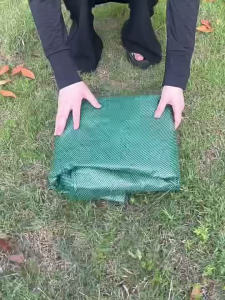 ถุงใส่เศษใบไม้ ถุงเก็บกิ่งไม้และใบไม้  กันน้ำ กิ่งไม้แห้ง ในสวน ถุงใส่ขยะ ถุงใบสวน 60/120/200/300/400/500L