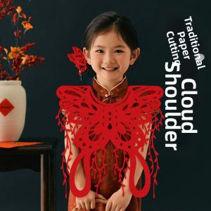 HUANGLISHI | Decorative Headdress For Children Chinese New Style Paper Cutting Photography And Performance