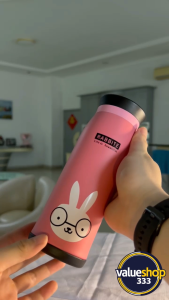 VS333 Tumbler Stainless Steel Motif Hewan 500ml - Animal Series 2 - Rabbit/Lion/Elephant