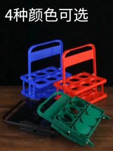 1pc Beer Basket Folding Plastic Beer Storage Basket Beer Bottle Rack