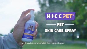 HICC PET Pet Skin Care Spray Itch Relief Spray & Hot Spot Treatment for All Pet 100ml