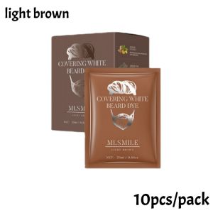 3colors Beard Hair Dye Bubble Plant Beard Coloring Cream Mens Hair Dye to Cover Gray Beard And Hair Available in Black Brown