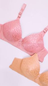 Wimiu BH Wanita Bra Busa Tipis Wanita Tanpa Kawat Pakaian Dalam Wanita Brukat 100086