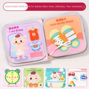 QU RAN | Tear-resistant Bite-safe Fabric Book for Babies 6-36 Months